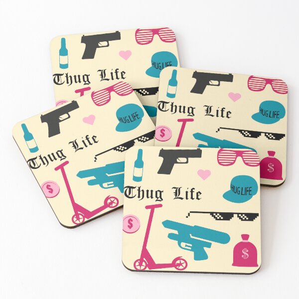 Item preview, Thug life pattern designed and sold by experimentons.