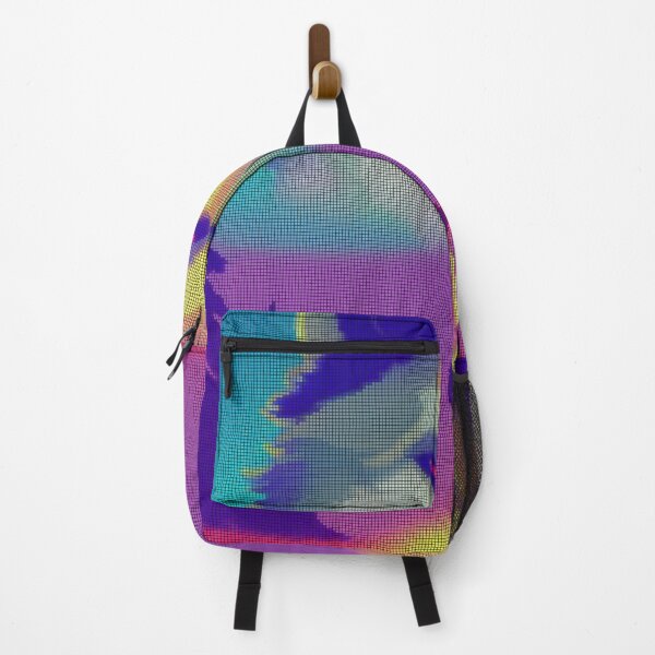 Item preview, Neon Colorful Abstract Wolf 8-bit Pixel Art designed and sold by PixelDripped.