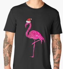 Christmas Flamingo Shirt Men's Premium T-Shirt