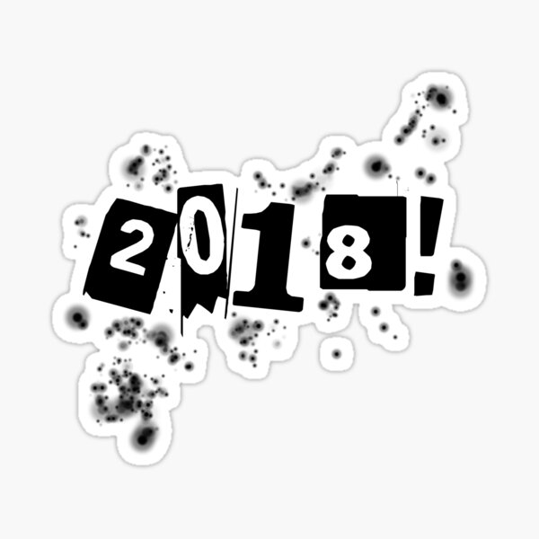 2018! Sticker