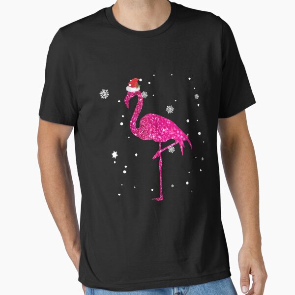 Item preview, Christmas Flamingo Shirt designed and sold by thuthuatna.
