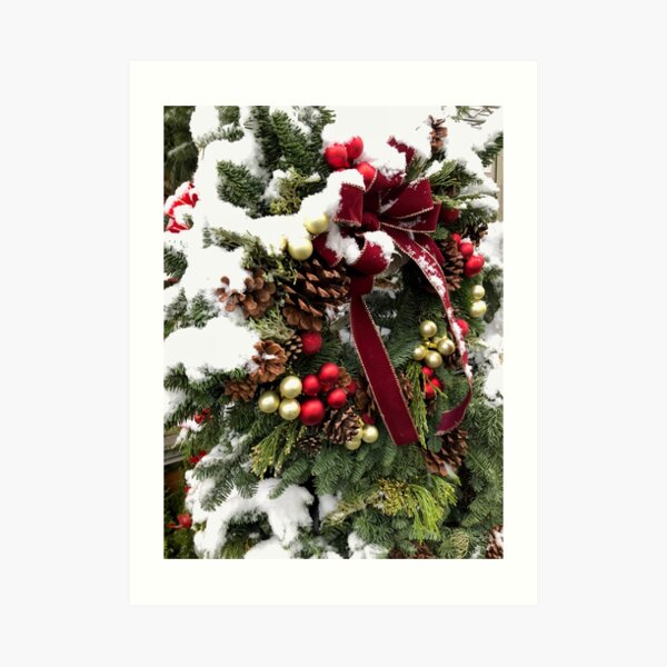 merry and bright Art Print