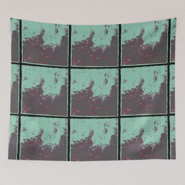 Item preview,  Citywave through Window in Maya Blue and Magenta designed and sold by BlackArtichoke.
