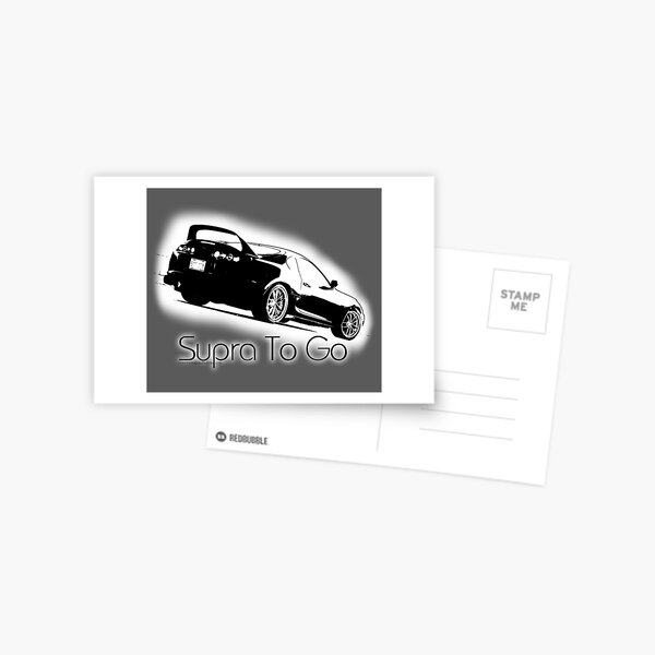 Supra To Go - T-Shirt Design Postcard
