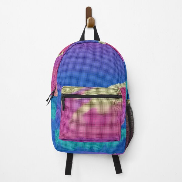 Item preview, Neon Colorful Abstract Wolf 8-bit Pixel Art designed and sold by PixelDripped.