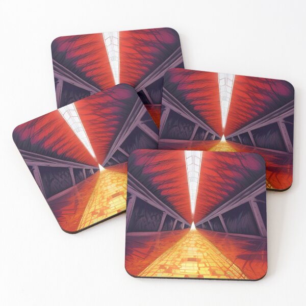 Item preview, Tunnel, purple, yellow, red, abstract designed and sold by TreeEgg.