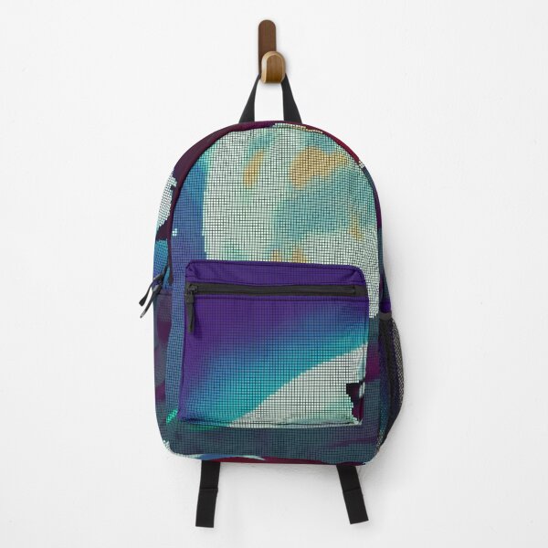 Item preview, Neon Colorful Abstract Wolf 8-bit Pixel Art designed and sold by PixelDripped.