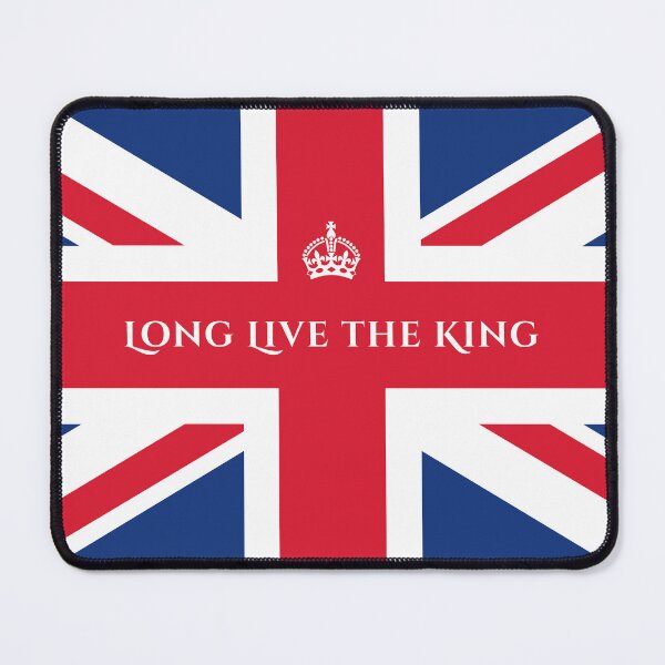 Item preview, Long Live The King Union Jack British Flag designed and sold by STUDIO-72.