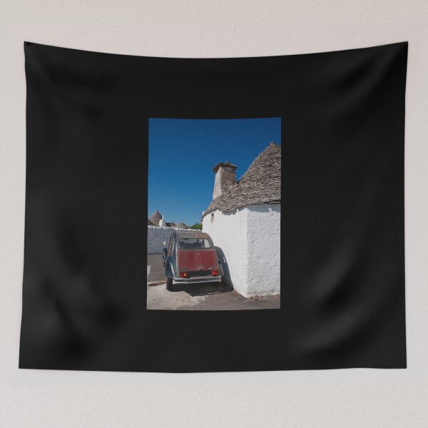 Item preview, Maroon Car Outside Trullo  designed and sold by jojobob.