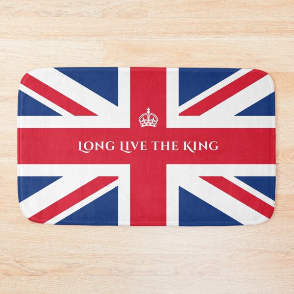 Item preview, Long Live The King Union Jack British Flag designed and sold by STUDIO-72.