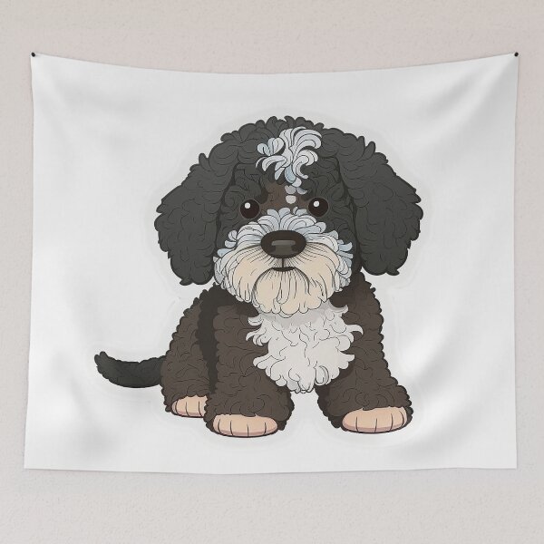 Item preview, Kawaii Portuguese Water dog PWD designed and sold by Isa Popping.