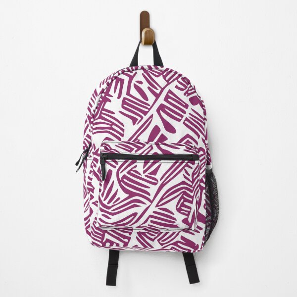 Item preview, Mojave, Abstract / Geometric design. In Magenta, And White. designed and sold by I-Desire.