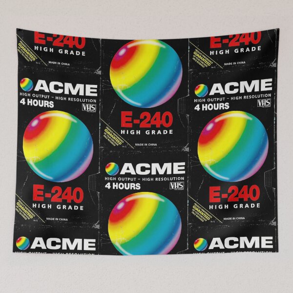 Item preview, VHS Cover ACME designed and sold by Linubidix.