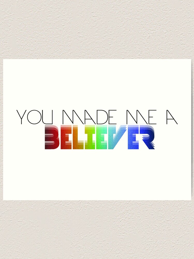 Imagine Dragons Believer | Art Print