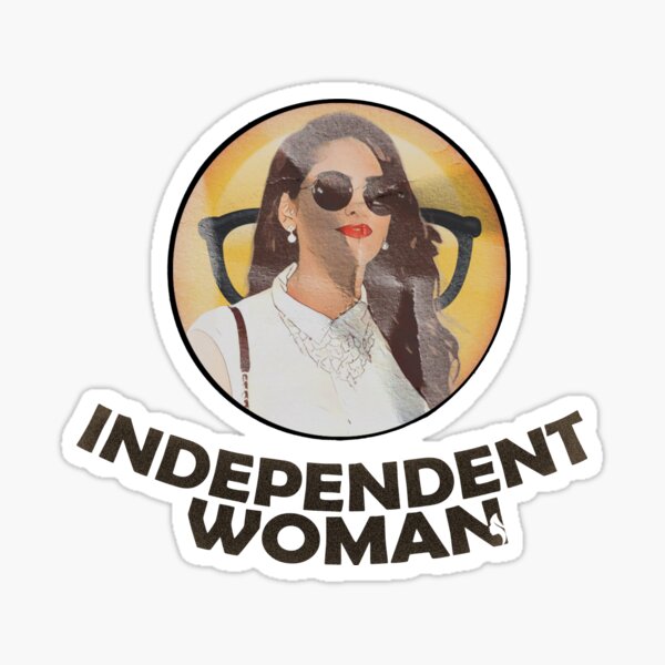 Independent Woman Sticker