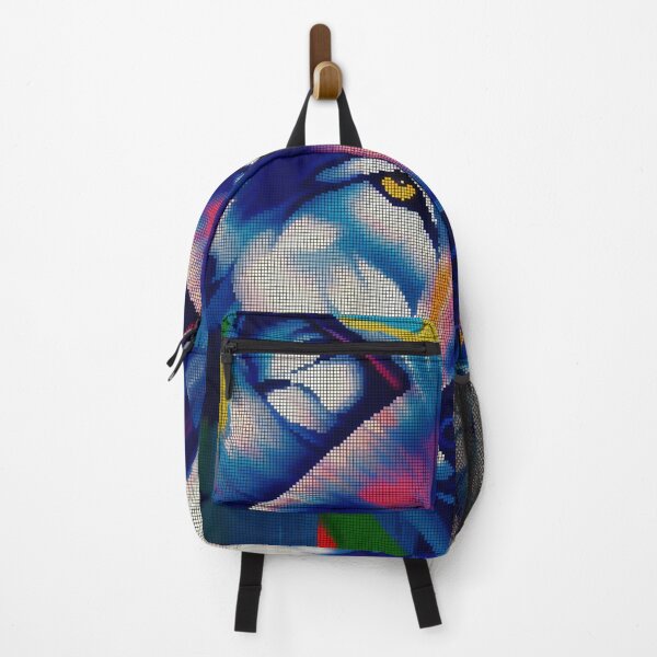 Item preview, Neon Colorful Abstract Wolf 8-bit Pixel Art designed and sold by PixelDripped.