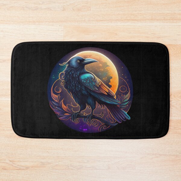 Item preview, Mystical Full Moon Raven Spirit Guide designed and sold by LoopyGalaxy.