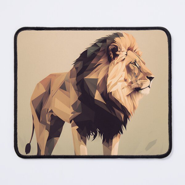 Item preview, A lion standing and gazing into the distance designed and sold by Warehouse46.
