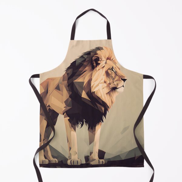 Item preview, A lion standing and gazing into the distance designed and sold by Warehouse46.