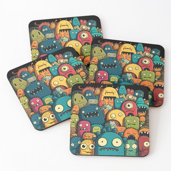 Item preview, Adorable Monster Squad designed and sold by Onoky.
