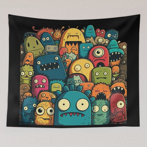 Item preview, Adorable Monster Squad designed and sold by Onoky.