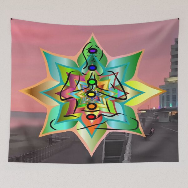 Item preview, Sunsetting Meditation Hastings designed and sold by MoodysT's.