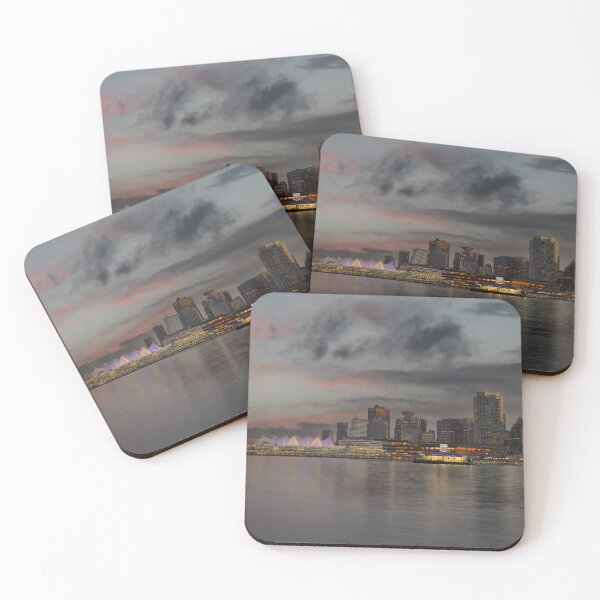 Item preview, Vancouver Skyline At Sunset designed and sold by rawshutterbug.