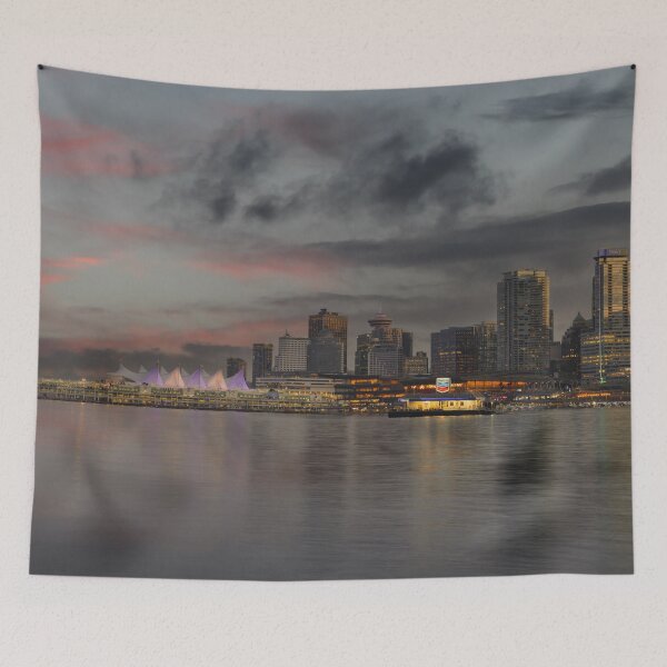Item preview, Vancouver Skyline At Sunset designed and sold by rawshutterbug.