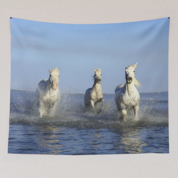 Item preview, White horses designed and sold by fourretout.
