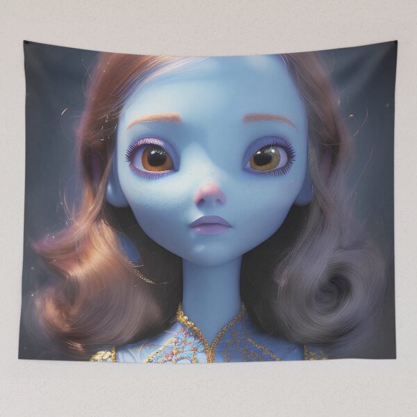 Item preview, The Blue-Skinned Princess and Her Amazing Adventures designed and sold by CoreiDesign.