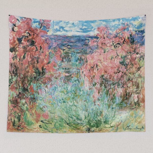 Item preview, Claude Monet, The House Among the Roses designed and sold by tomorrowsart.