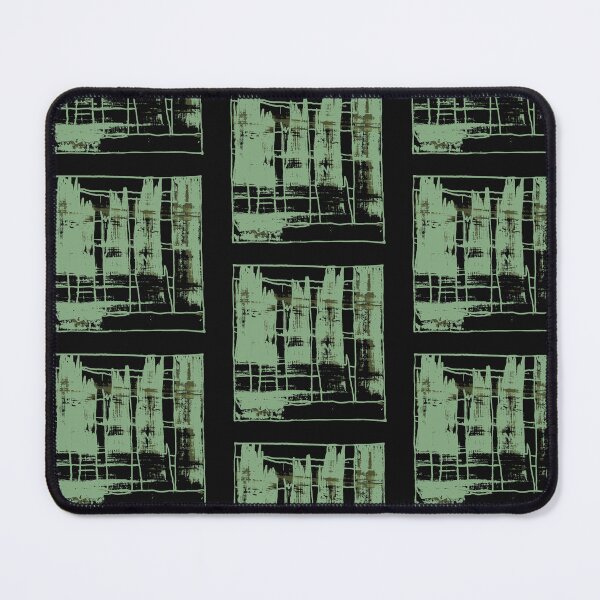Item preview,  Liminal Space in Pistachio Abstraction and black background designed and sold by BlackArtichoke.