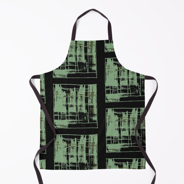 Item preview, Liminal Space in Pistachio Abstraction and black background designed and sold by BlackArtichoke.