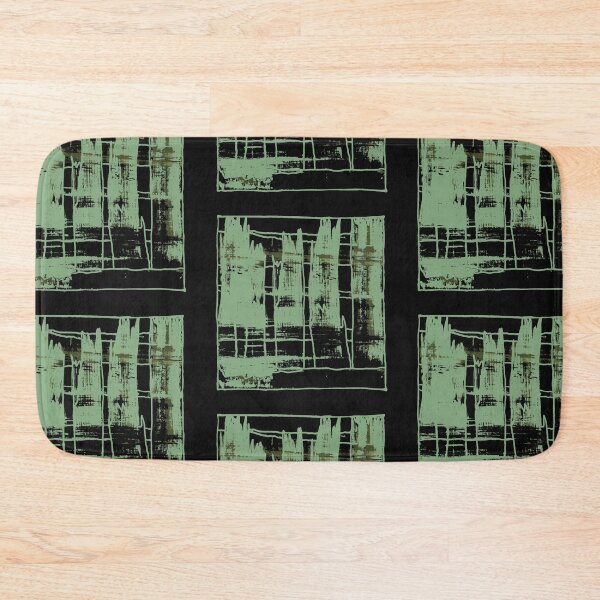 Item preview,  Liminal Space in Pistachio Abstraction and black background designed and sold by BlackArtichoke.