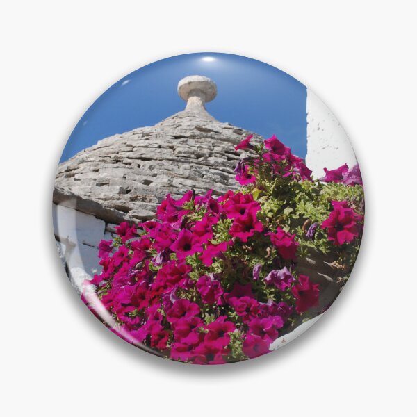Item preview, Trullo Roof with Pink Flowers designed and sold by jojobob.