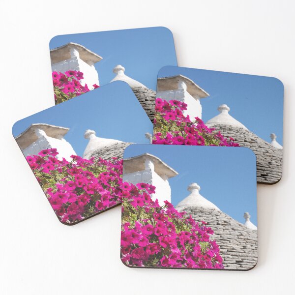 Item preview, Trullo Roof with Pink Flowers designed and sold by jojobob.