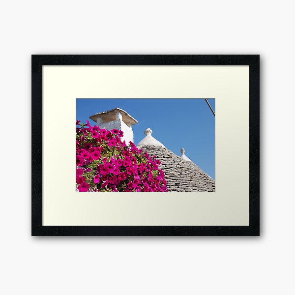 Item preview, Trullo Roof with Pink Flowers designed and sold by jojobob.
