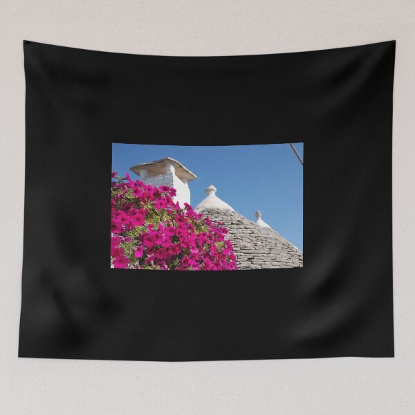 Item preview, Trullo Roof with Pink Flowers designed and sold by jojobob.