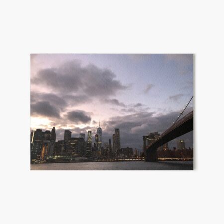 skyline Art Board Print