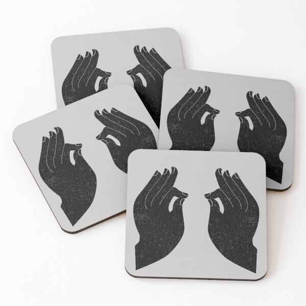 Item preview, CHIN MUDRA GESTURE BOHO MINIMAL BOHEMIAN SILHOUETTE designed and sold by chatzous.