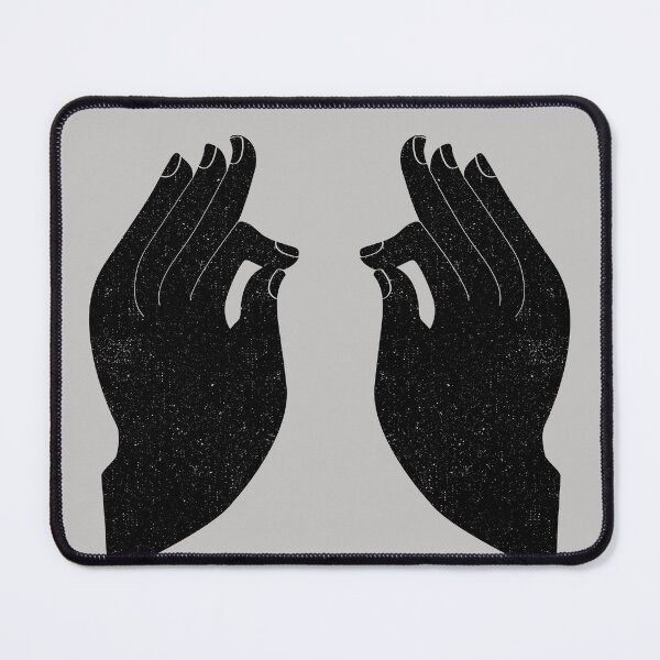 Item preview, CHIN MUDRA GESTURE BOHO MINIMAL BOHEMIAN SILHOUETTE designed and sold by chatzous.
