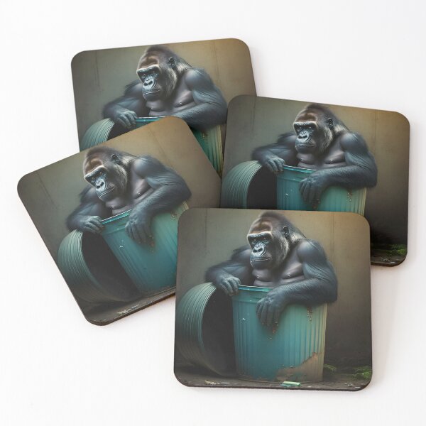 Item preview, dumpster diving gorilla designed and sold by Chrisjeffries24.
