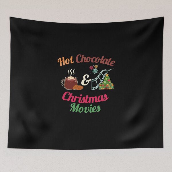 Item preview, I Just Want To Drink Hot Chocolate And Watch Christmas Movies Sticker designed and sold by Braelynnpaul07.