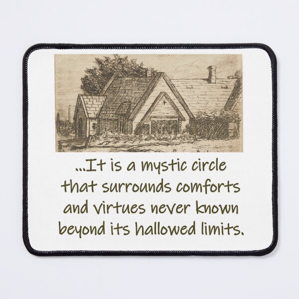 Item preview, It Is A Mystic Circle - Home Quote  designed and sold by CrankyOldDude.
