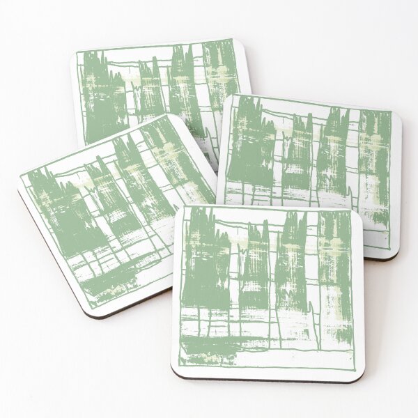 Item preview,  Liminal Space in Pistachio Abstraction and white background designed and sold by BlackArtichoke.