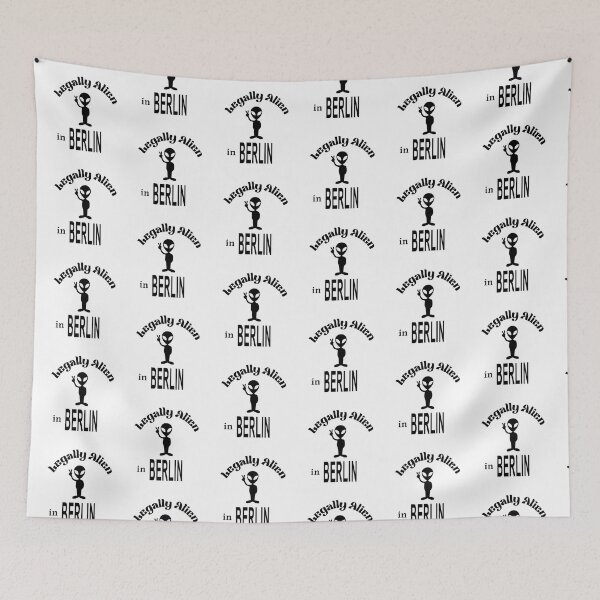 Item preview, Legally Alien in BERLIN Black Writing designed and sold by akaiawa.