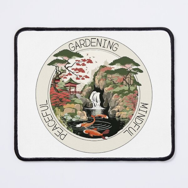 Item preview, Japanese Garden - Mindful Peaceful designed and sold by Mindful-Designs.