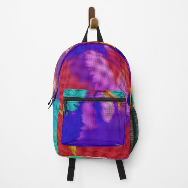 Item preview, Neon Colorful Abstract Wolf 8-bit Pixel Art designed and sold by PixelDripped.