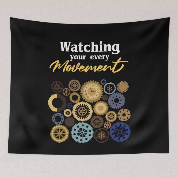 Item preview, Watching Your Every Movemet Wrist Watch designed and sold by MooonTees.