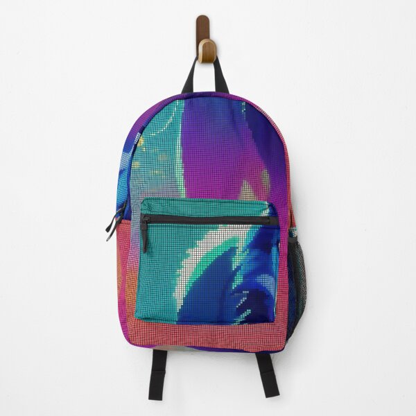 Item preview, Neon Colorful Abstract Wolf 8-bit Pixel Art designed and sold by PixelDripped.